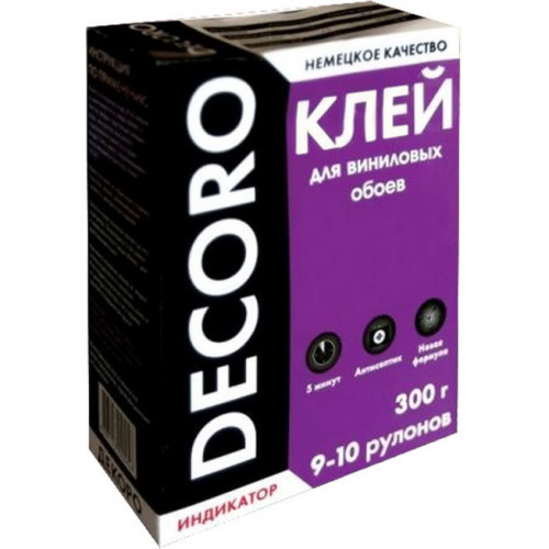 110-200 КЛЕЙ/Клей ART DECORO/Клей ART DECORO/клей для обоев Винил 200гр (6-7 рул)_гр110-200